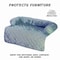 Pet Adobe Furniture Protector Pet Cover with Shredded Memory Foam filled 30" x 30.5" for Dogs and Cats(Gray) 694617YYZ - alternate 2